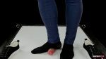 Dancing and Cock trampling by sneakers CBT POV