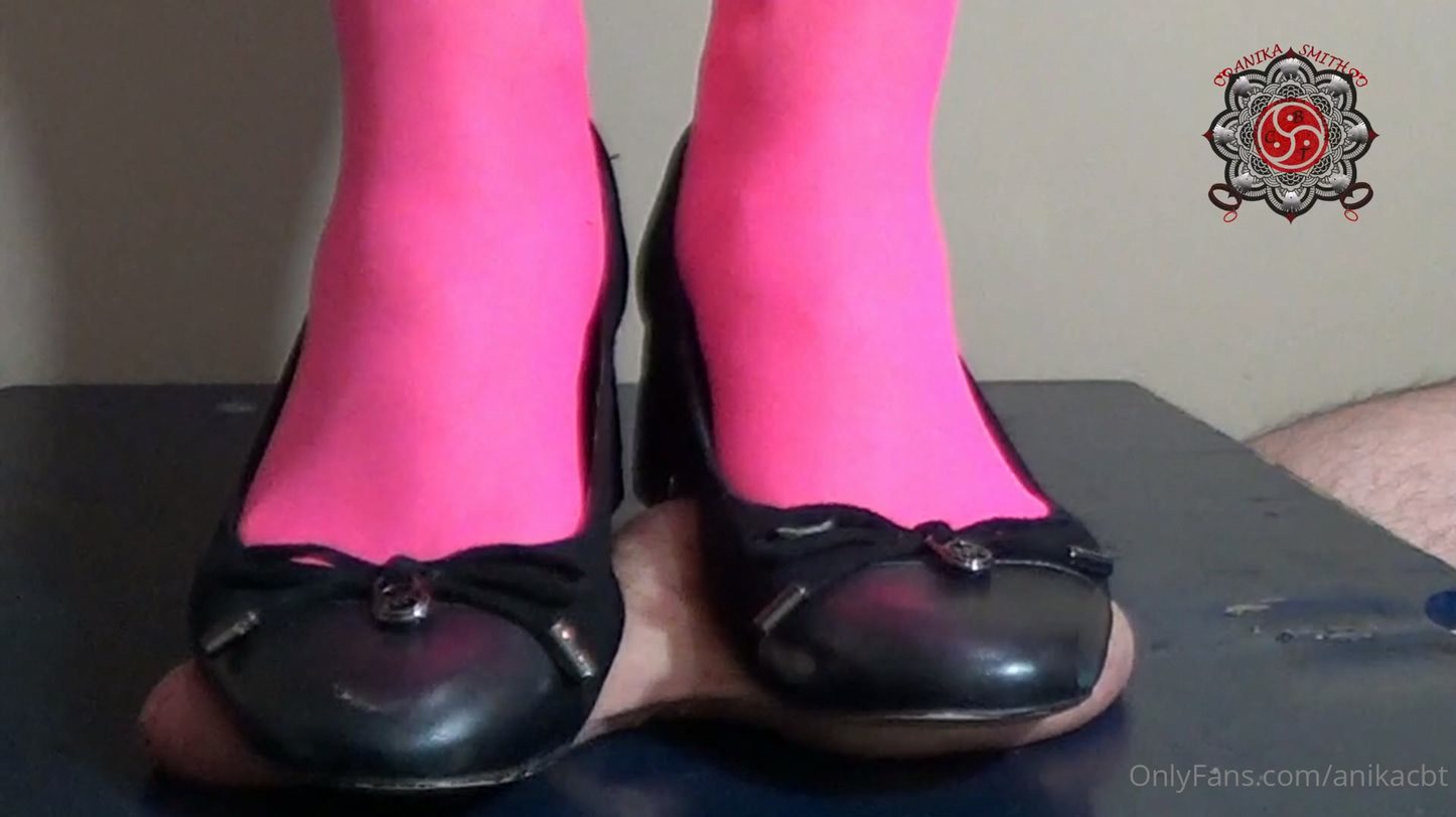 Chunky Ballet Heels and Pink Stockings ALT