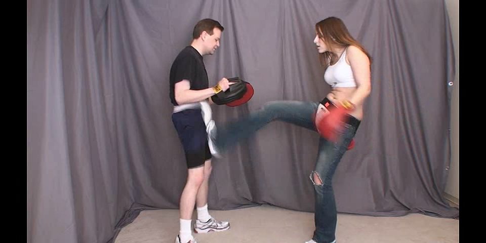 Jenni Boxing Practice Full