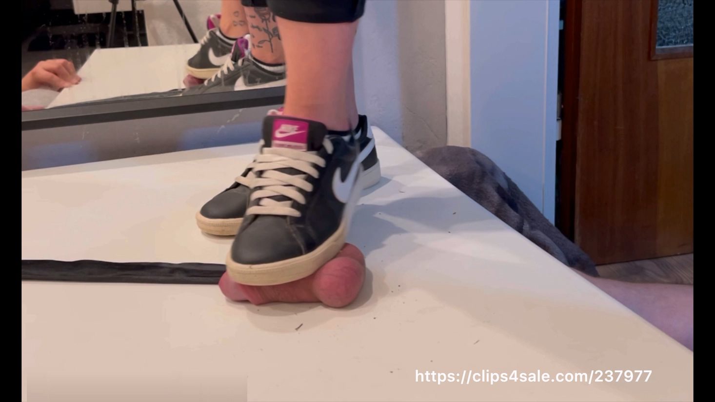 Sneaker and Barefoot Crush – Close View Cock Crush CBT