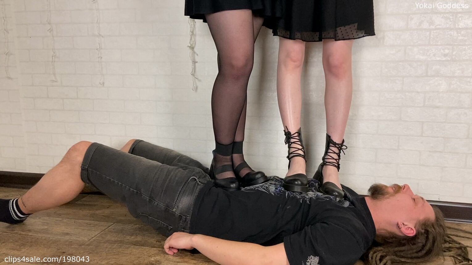 Double trample for My pathetic doormat bitch