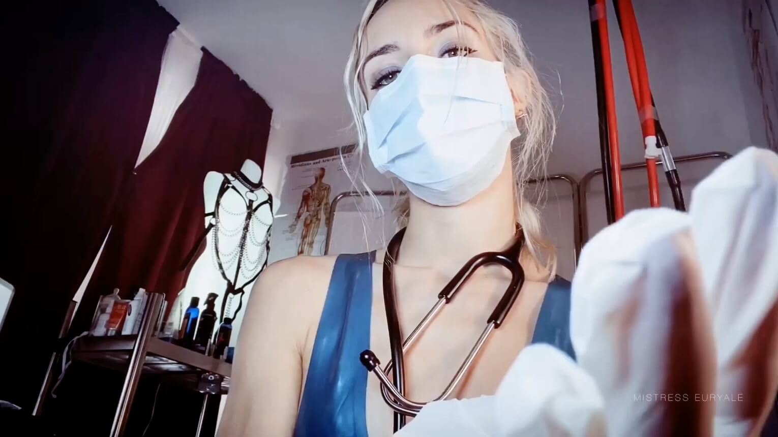 White Latex Glove Fetish JOI