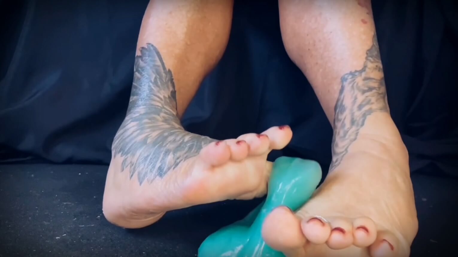 PLAYING FOOTSIE WITH SLIME